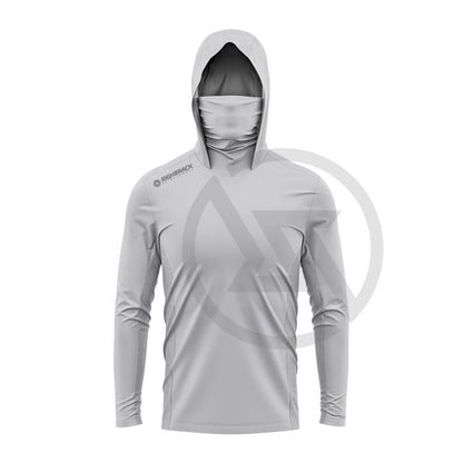 UPF UV Camo Mask Hoodie for Outdoor Adventures