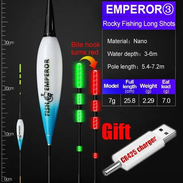 EMPEROR Smart Fishing Bobbers - Electronic Floats