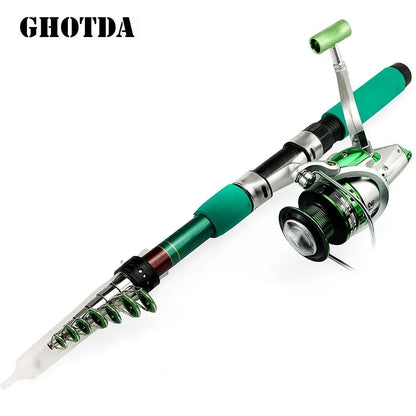 Telescopic Fishing Rod and Reel combo-The Fishing Gear Shop