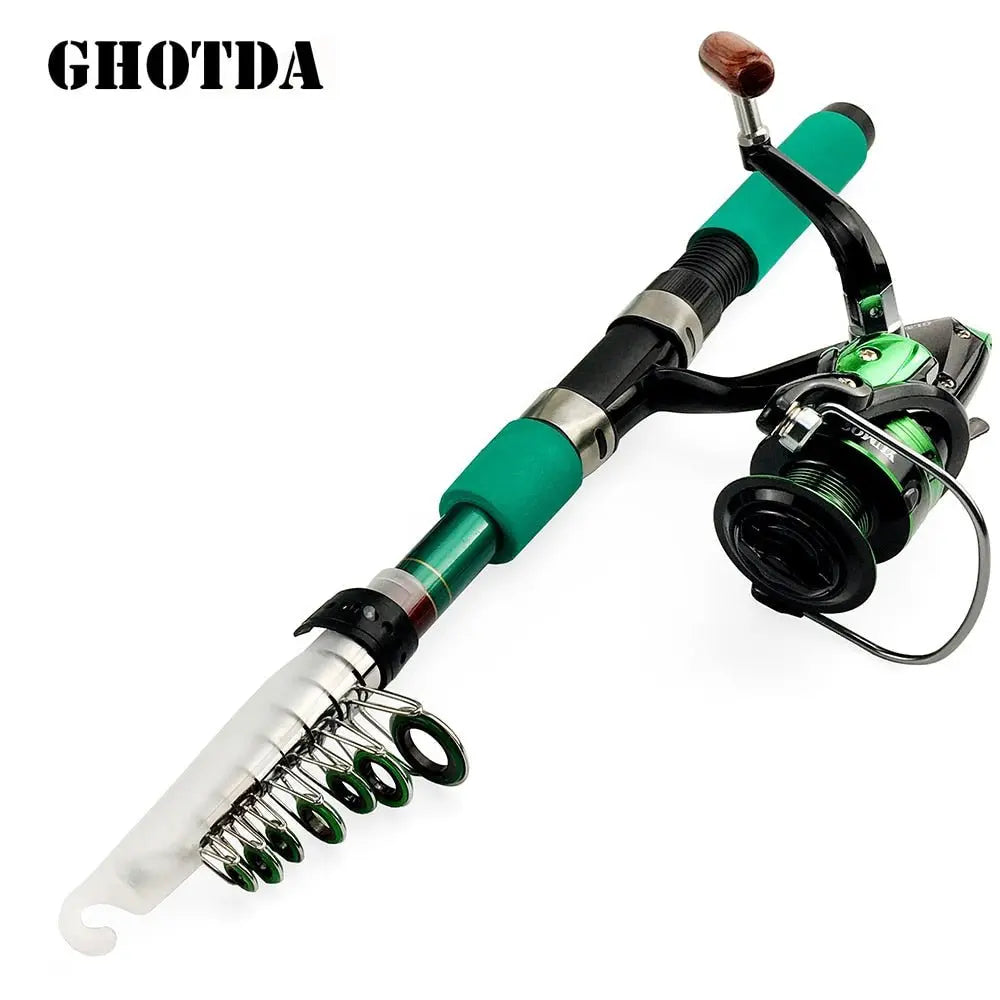 Telescopic Fishing Rod and Reel combo-The Fishing Gear Shop