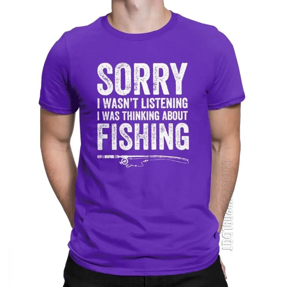 Thinking About Fishing t shirt-The Fishing Gear Shop