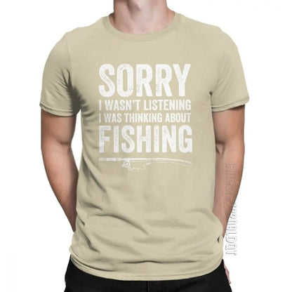 Thinking About Fishing t shirt-The Fishing Gear Shop