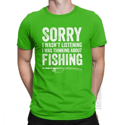 Thinking About Fishing t shirt-The Fishing Gear Shop