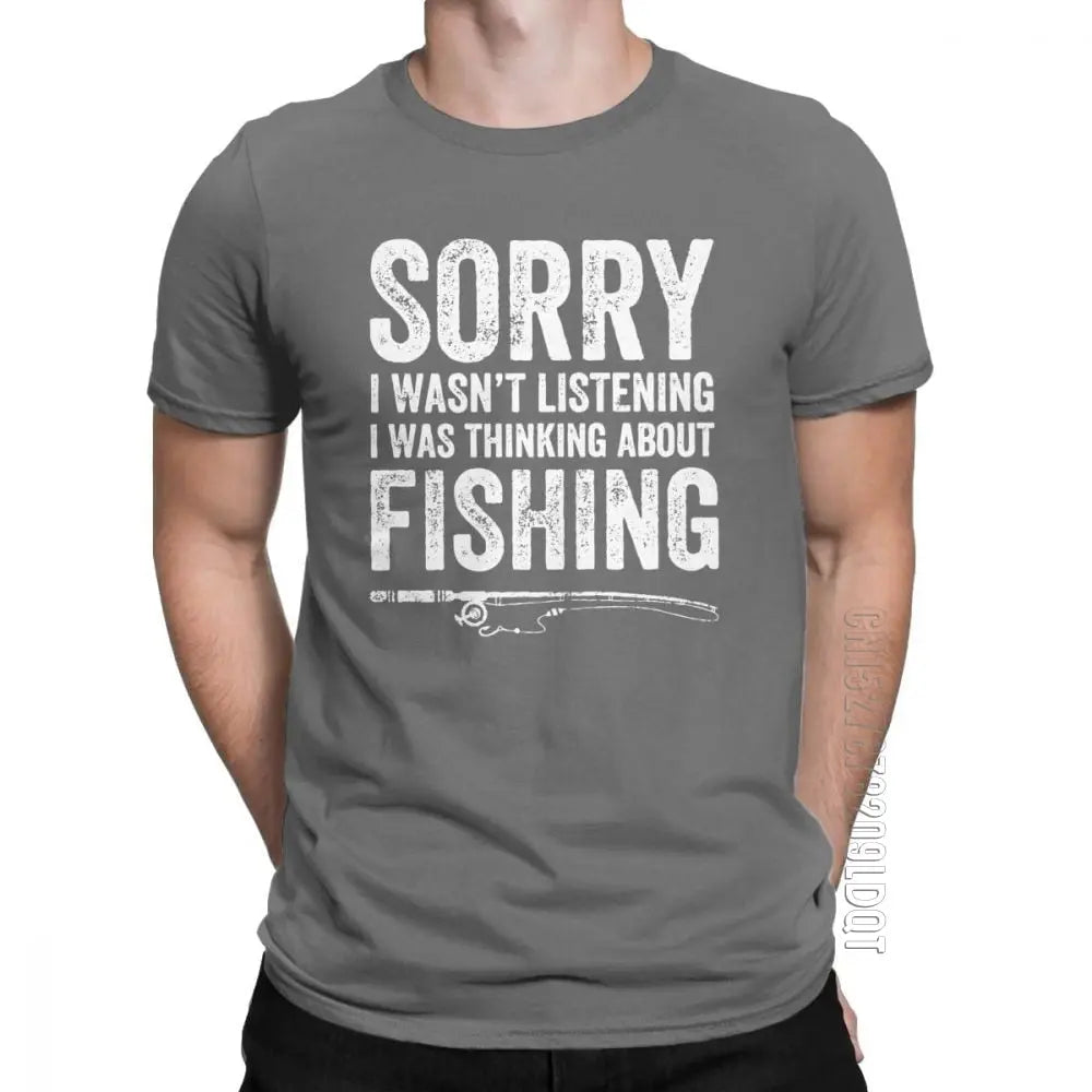 Thinking About Fishing t shirt-The Fishing Gear Shop