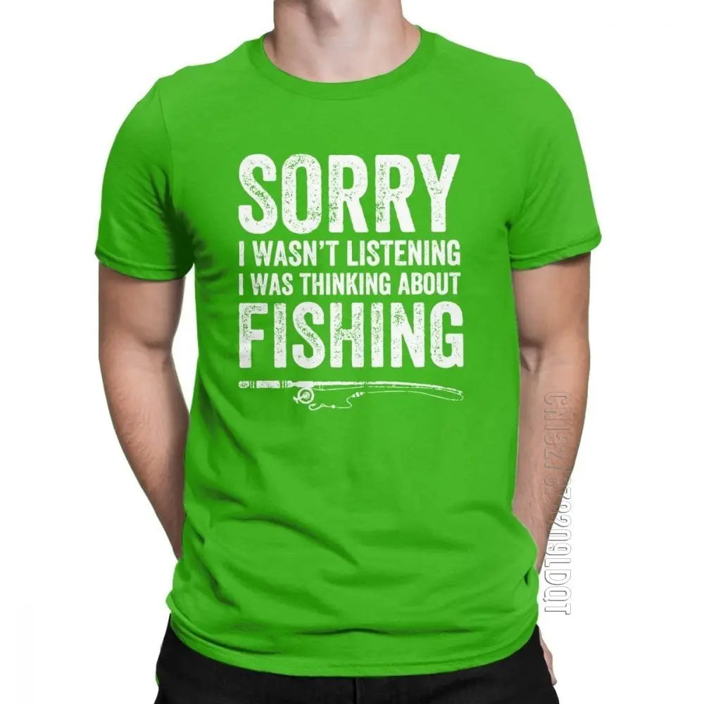 Thinking About Fishing t shirt-The Fishing Gear Shop