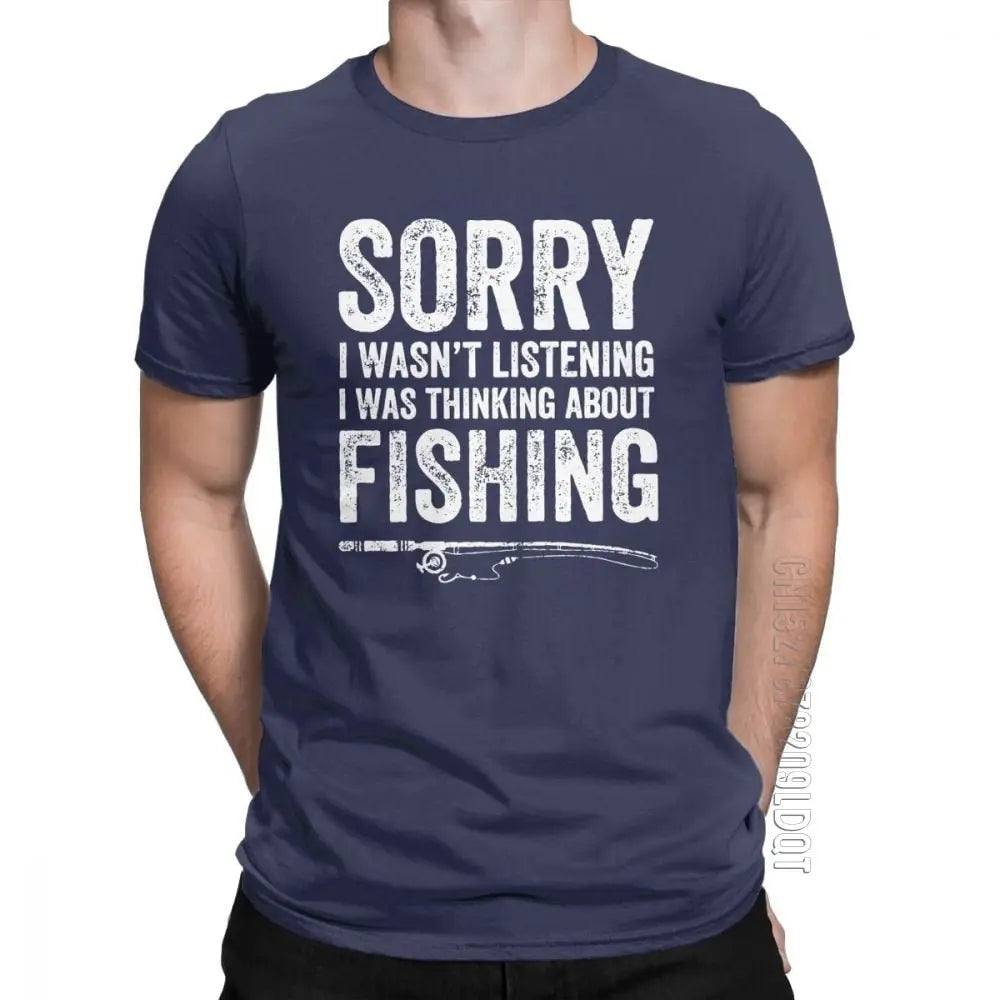 Thinking About Fishing t shirt-The Fishing Gear Shop