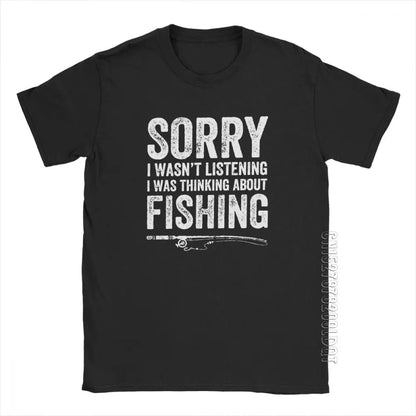 Thinking About Fishing t shirt-The Fishing Gear Shop