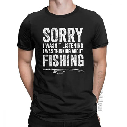 Thinking About Fishing t shirt-The Fishing Gear Shop