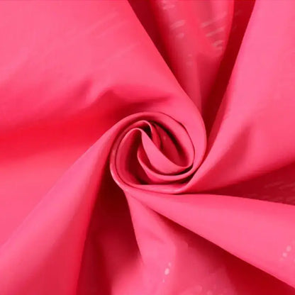 Swirled pink fabric.