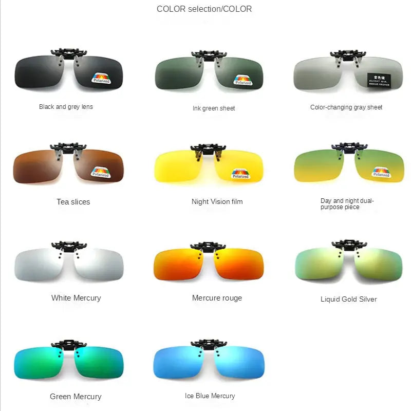 Polarized Clip-on Sunglasses-The Fishing Gear Shop