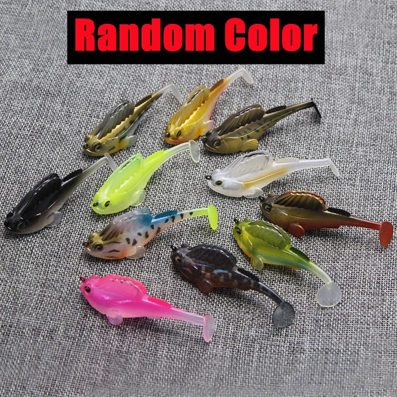 Dark sleeper soft lure set featuring assorted colors for effective fishing adventures