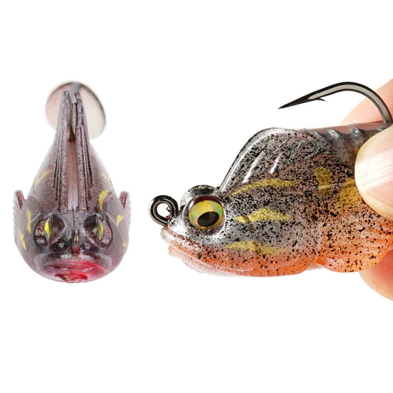 Dark sleeper soft lure set featuring realistic designs for effective fishing in various water conditions