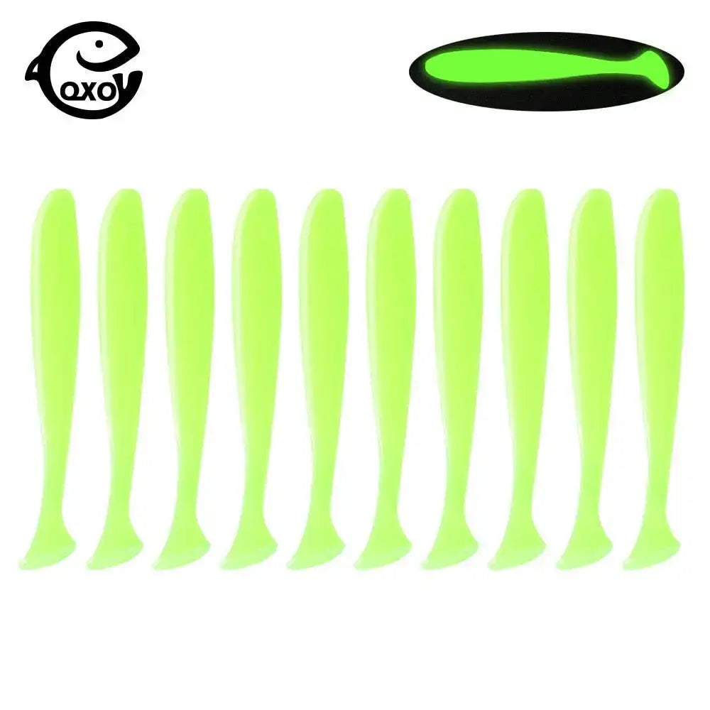 Green fishing lures.