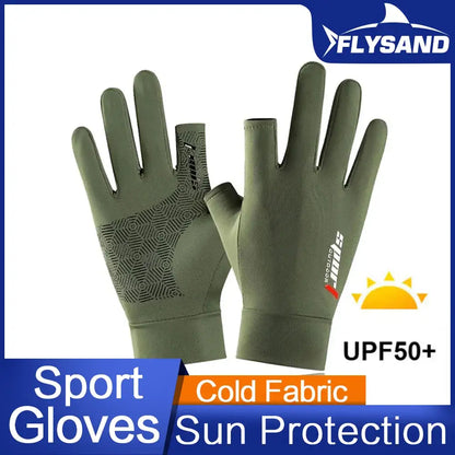 FLYSAND Anti-UV Fishing Gloves for Outdoor Activities - fishing apparel