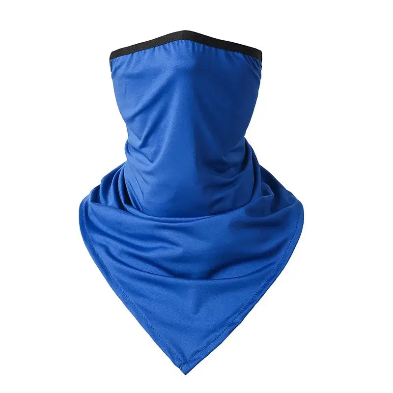 Ice Silk Scarf Gaiter - UV Protection for Outdoor Adventures - Blue - fishing apparel