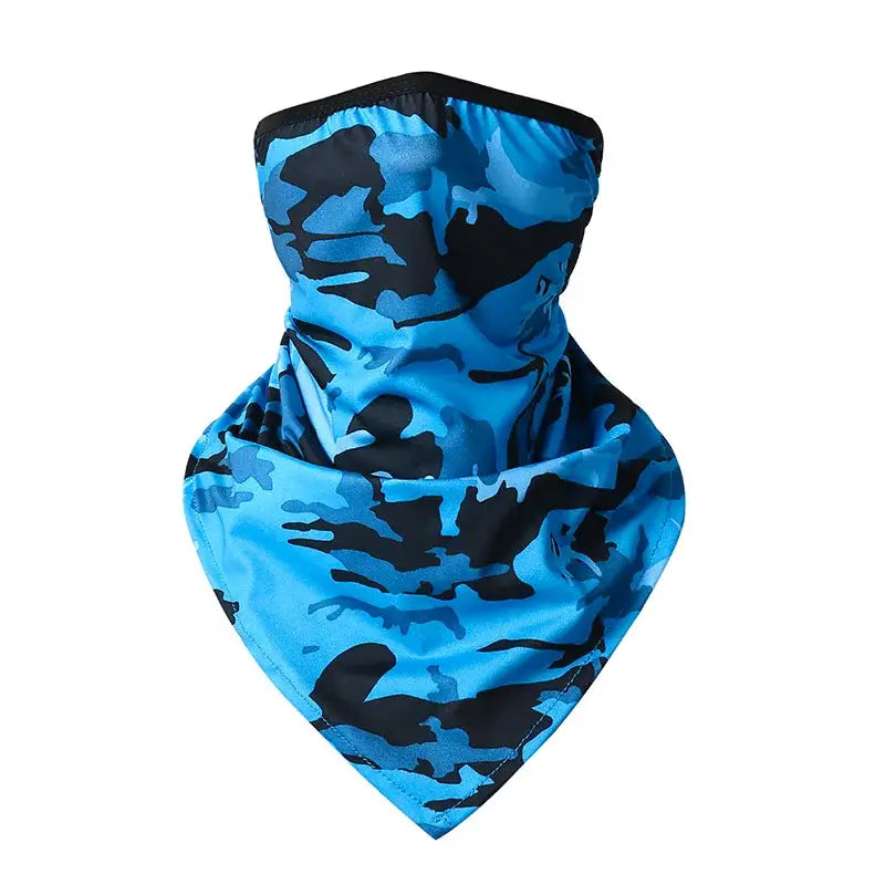 Ice Silk Scarf Gaiter - UV Protection for Outdoor Adventures - Blue01 - fishing apparel