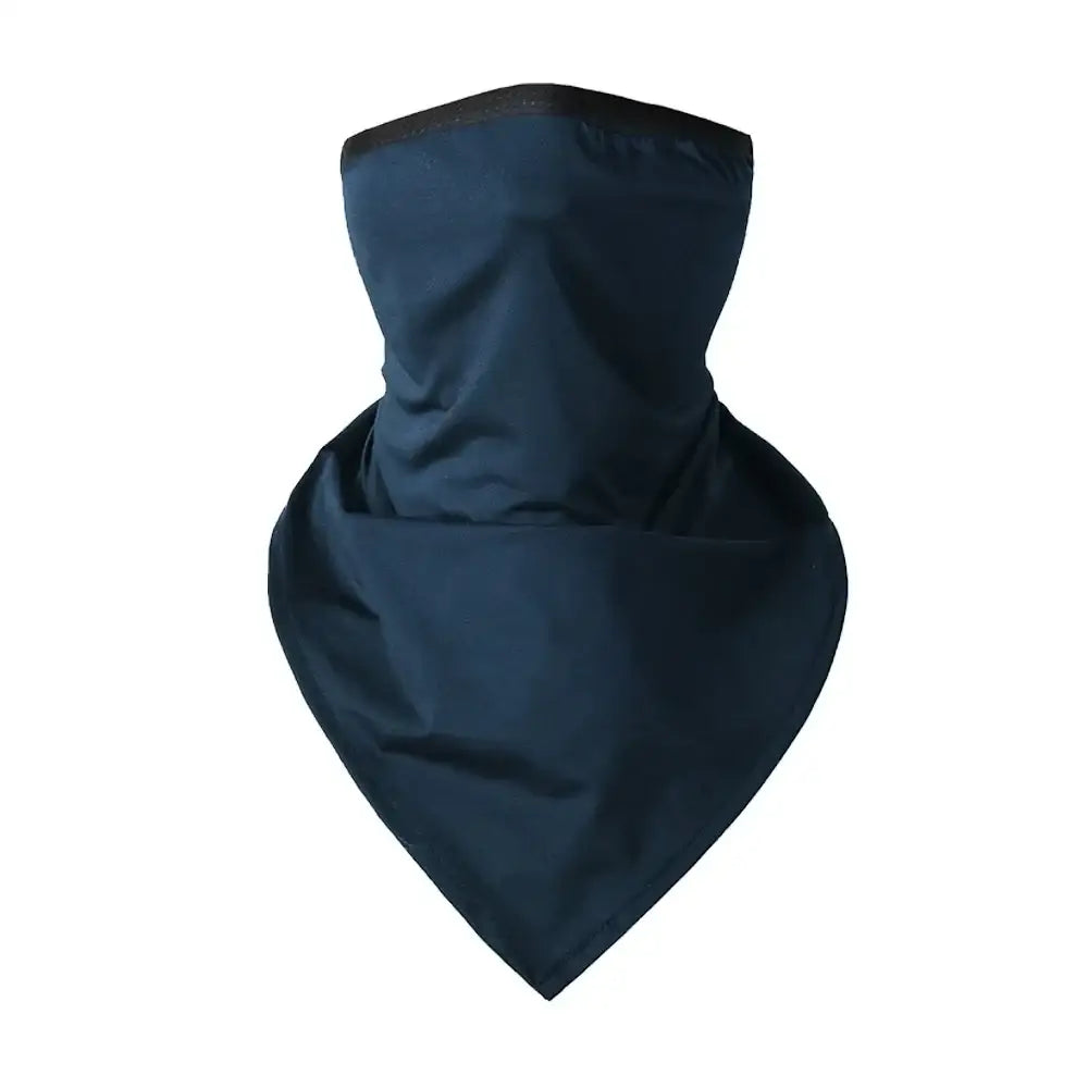 Ice Silk Scarf Gaiter - UV Protection for Outdoor Adventures - Navy - fishing apparel