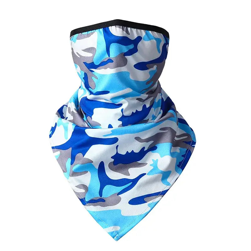 Ice Silk Scarf Gaiter - UV Protection for Outdoor Adventures - Sky Blue01 - fishing apparel