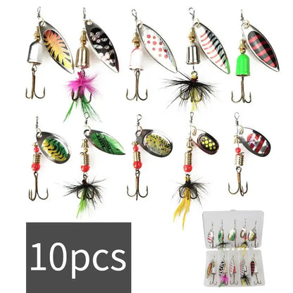 Fishing lure assortment.