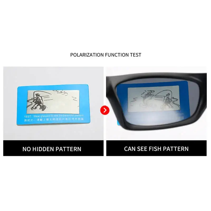 Polarization test for sunglasses.