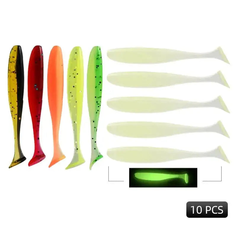 Colorful fishing lures.