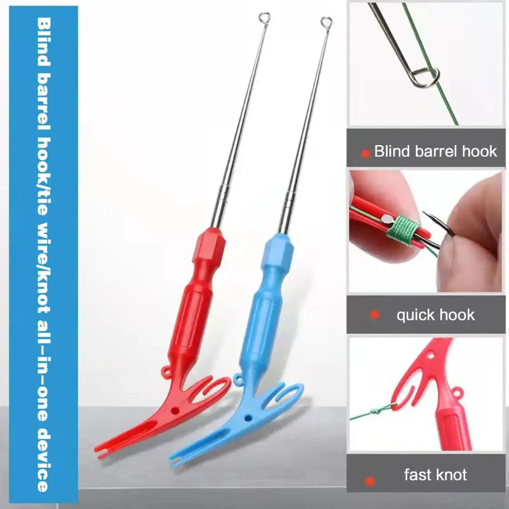 Fishing knot tying tools.