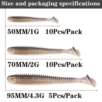 Artificial Worm Bass Bait-The Fishing Gear Shop