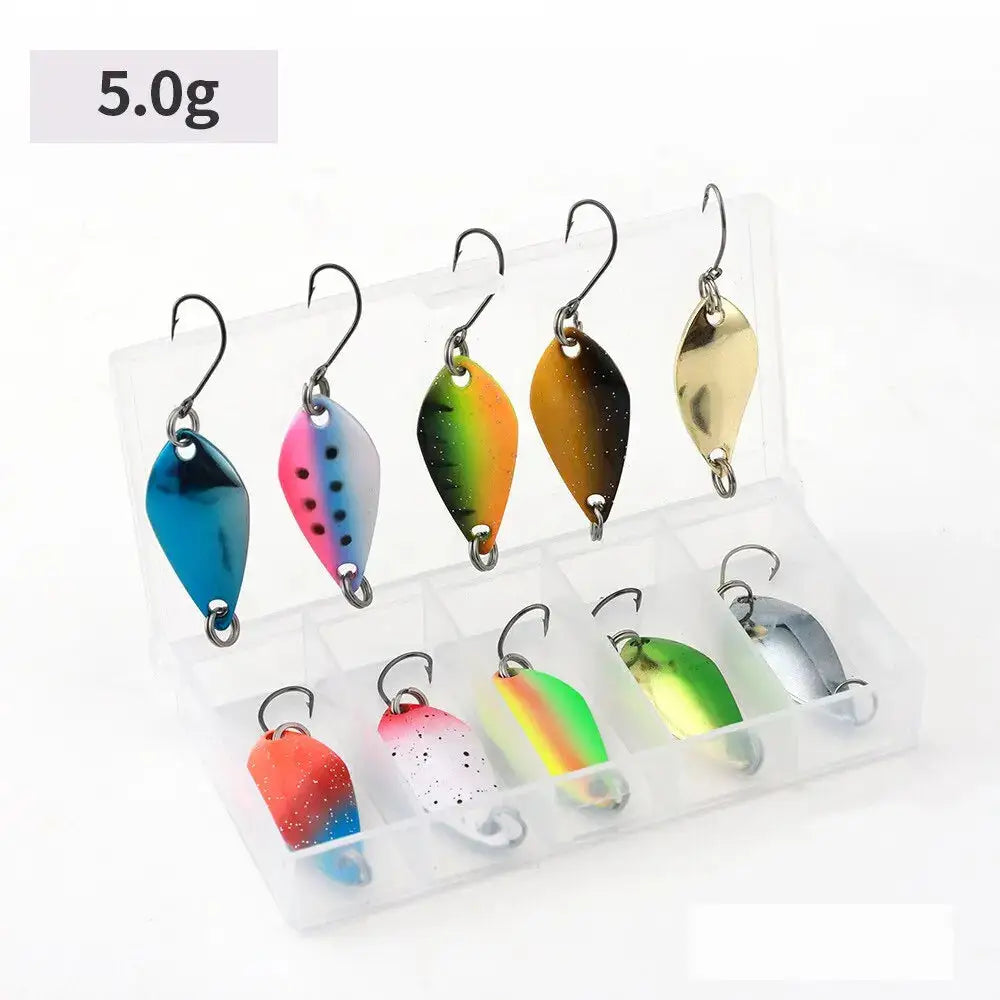 Fishing lure assortment.