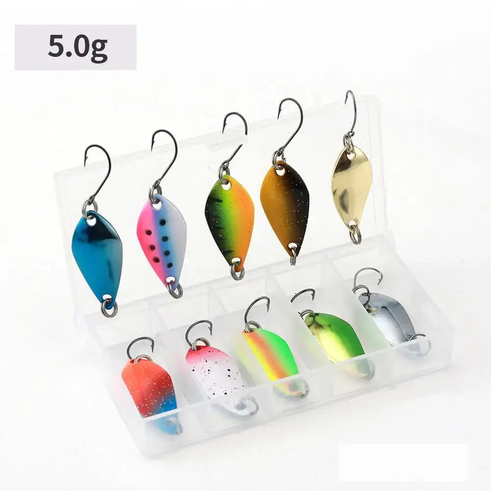 Fishing lure assortment.