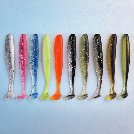 Eco-Friendly Soft Fishing Lures - 5 or 10 pcs