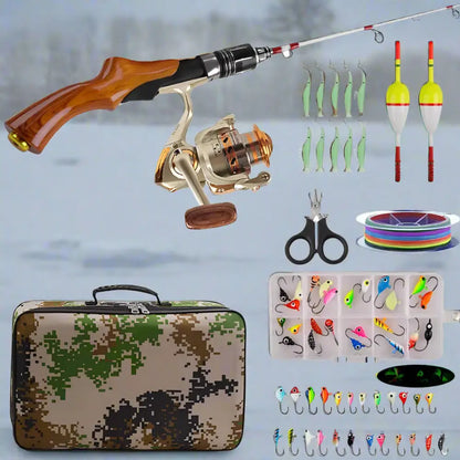 Fishing rod and tackle set.