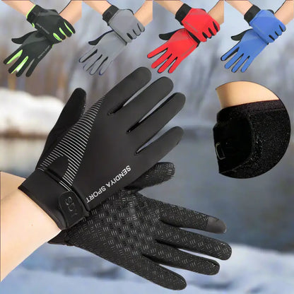 Unisex Waterproof Ice Fishing Gloves for Cold Weather - fishing apparel