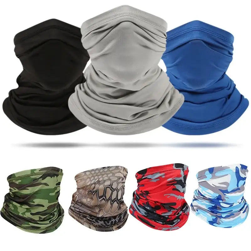 UV Protection Ice Silk Scarf - Quick-Drying Neck Tube - Ice Fishing