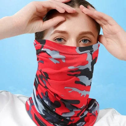 UV Protection Ice Silk Scarf - Quick-Drying Neck Tube - Ice Fishing