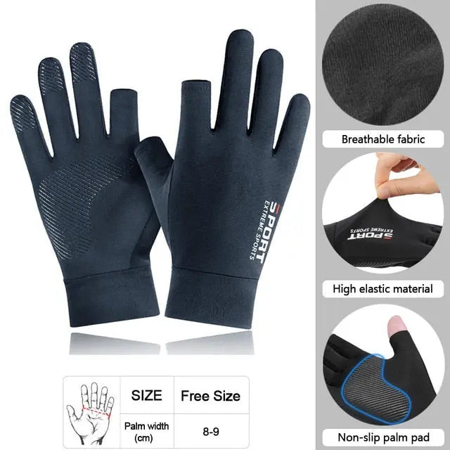 Unisex Ice Fishing Gloves - Warm & Waterproof