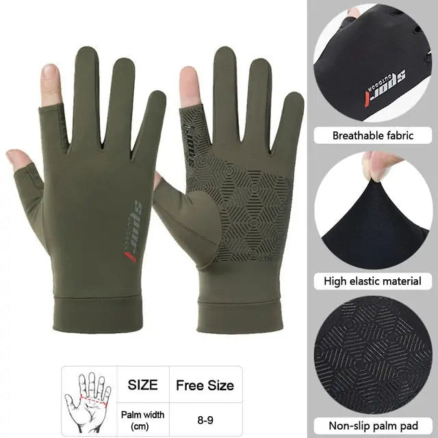 Unisex Ice Fishing Gloves - Warm & Waterproof