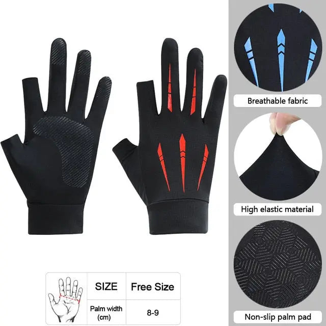 Unisex Ice Fishing Gloves - Warm & Waterproof