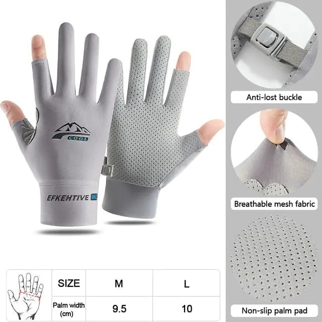 Unisex Ice Fishing Gloves - Warm & Waterproof